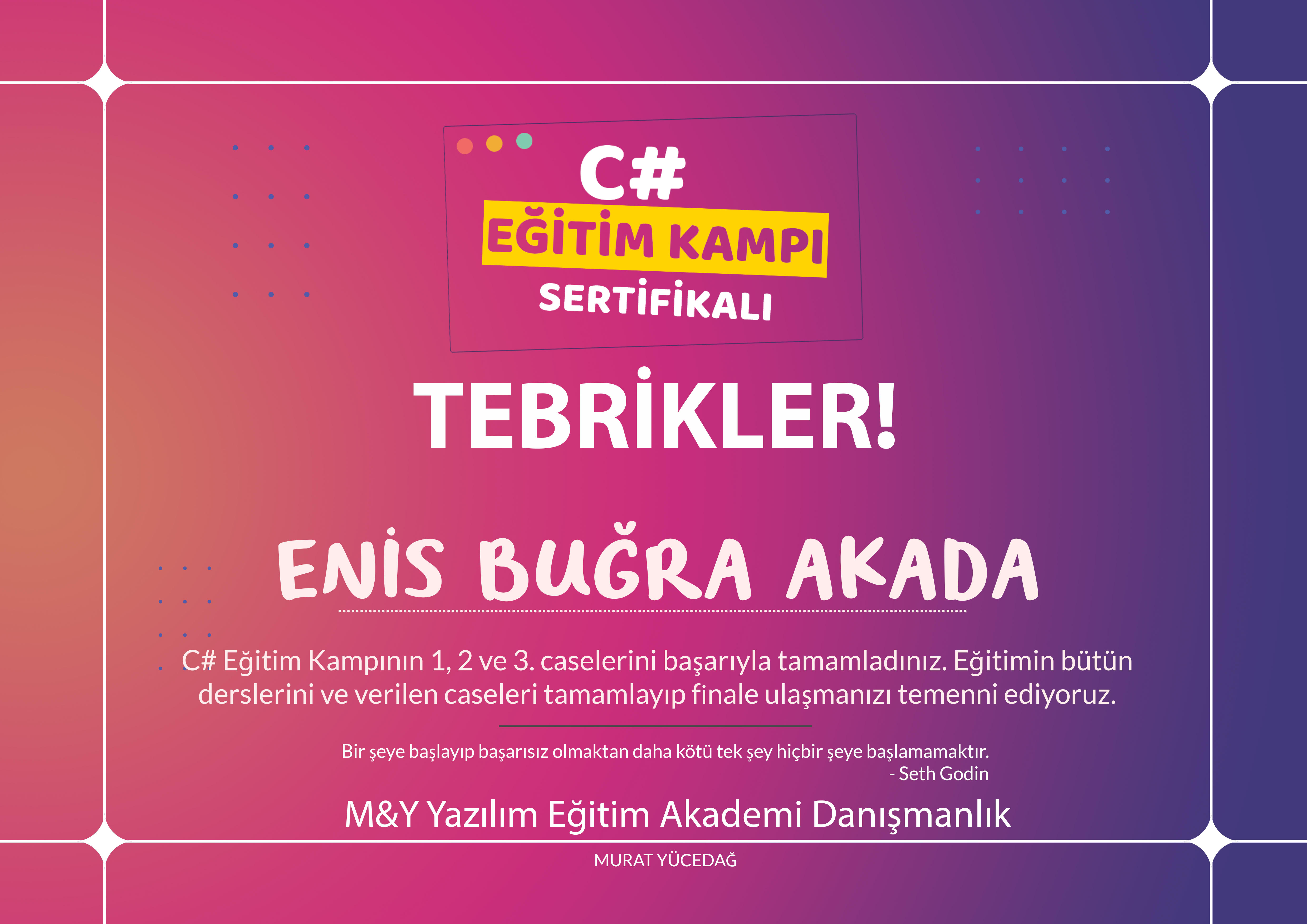 C# Eğitim Kampı